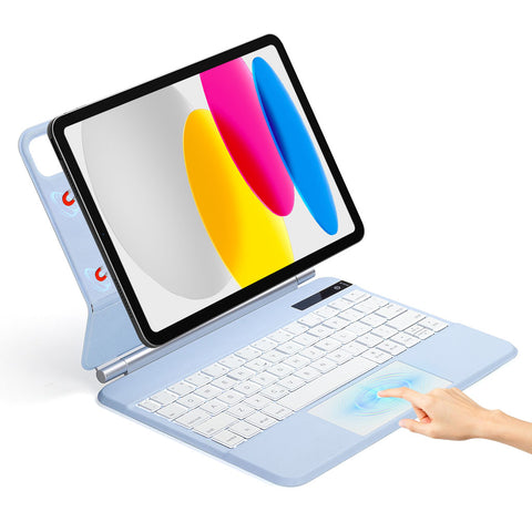 Buy blue TECPHILE - P109 Magic keyboard Case for iPad