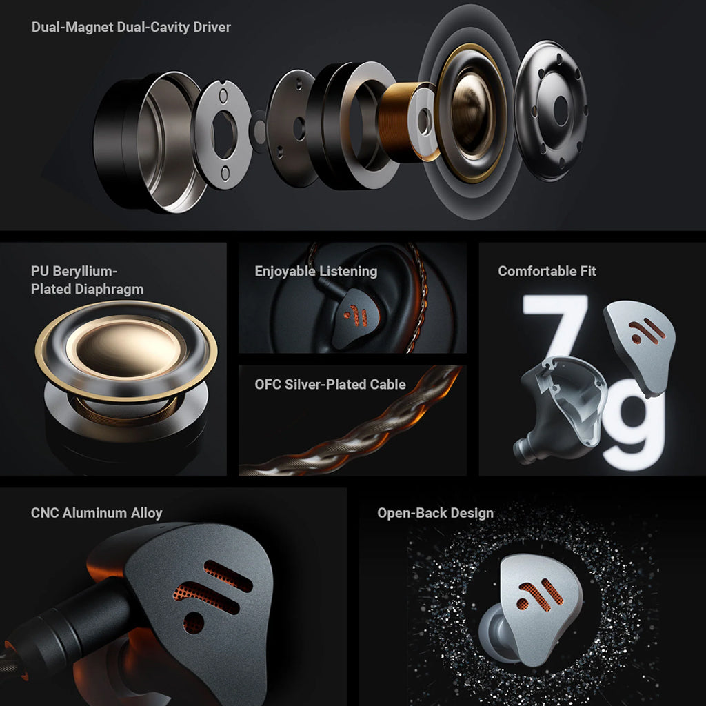 Fosi Audio – IM4 Single DD Open Back In-Ear Monitor