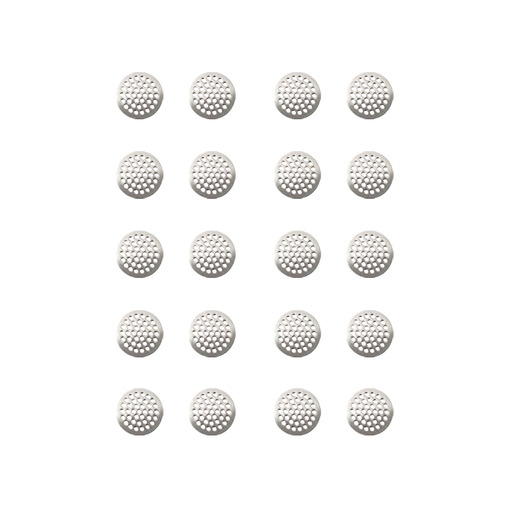 AUDIOCULAR nozzle filters displayed in rows