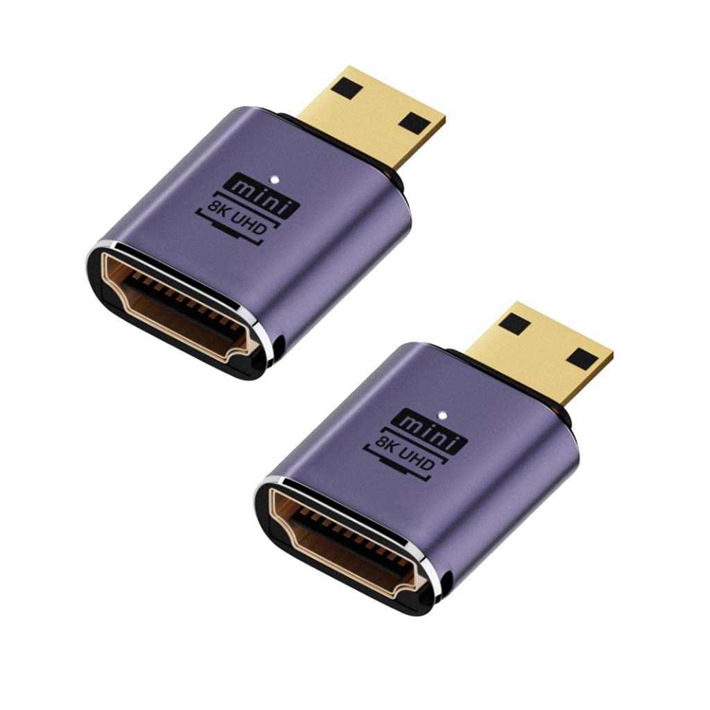 TECPHILE- 8K Mini HDMI to HDMI Adapter