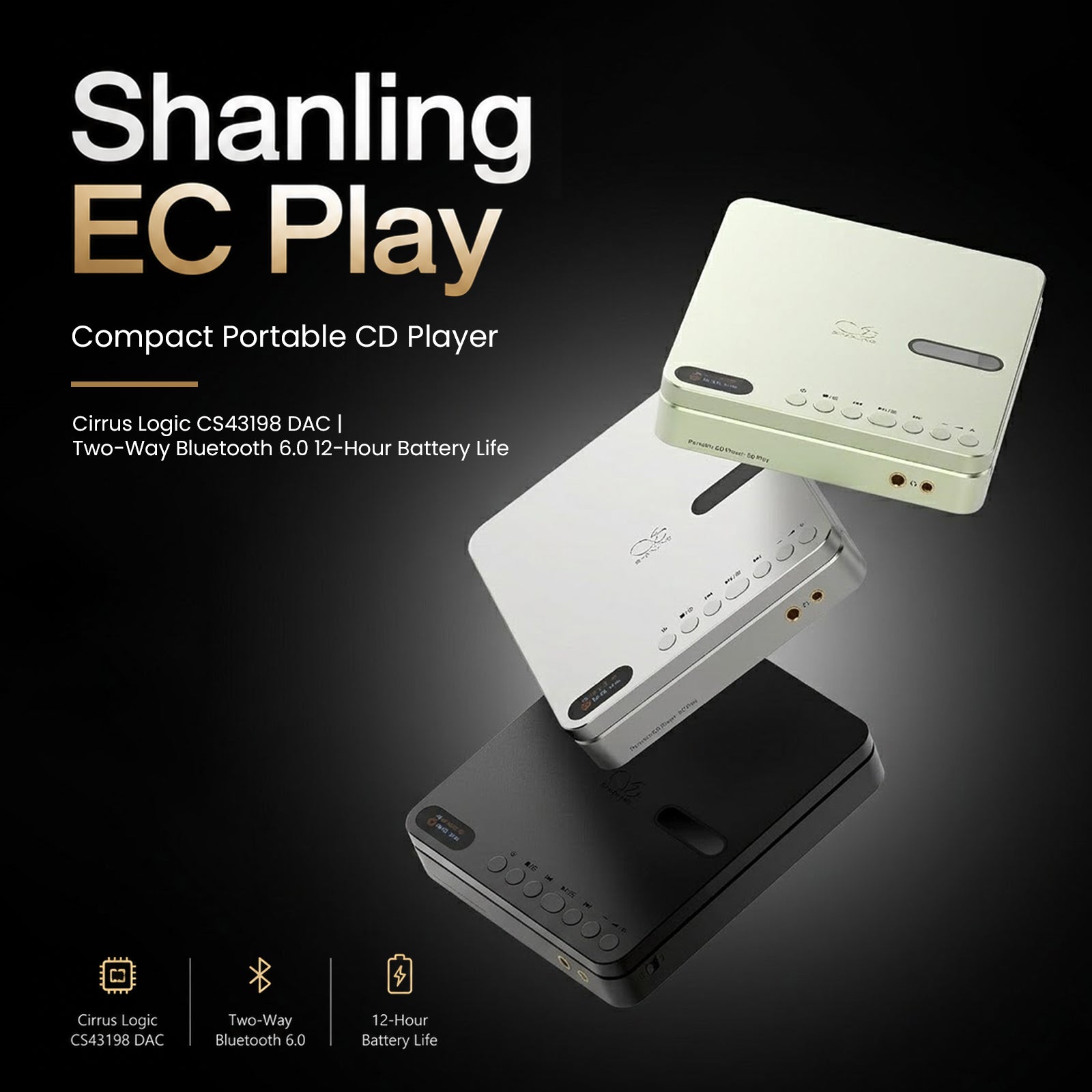 SHANLING - EC Play Portable CD Player