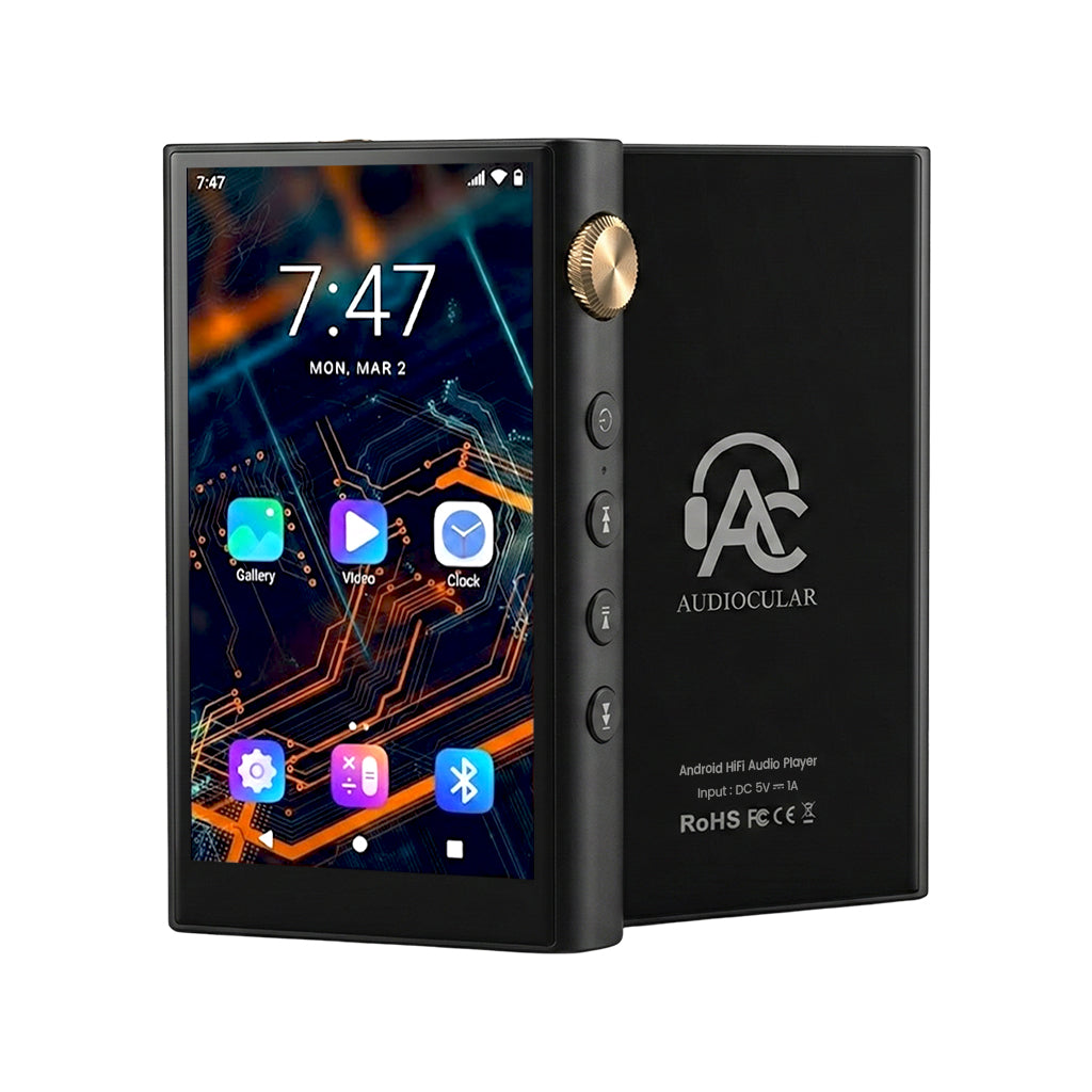 AUDIOCULAR Nexus HiFi Android 12 Digital Audio Player front view