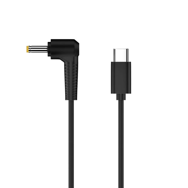 TECPHILE - 12V Type-C PD 65W to DC Power Adapter Cable - 11