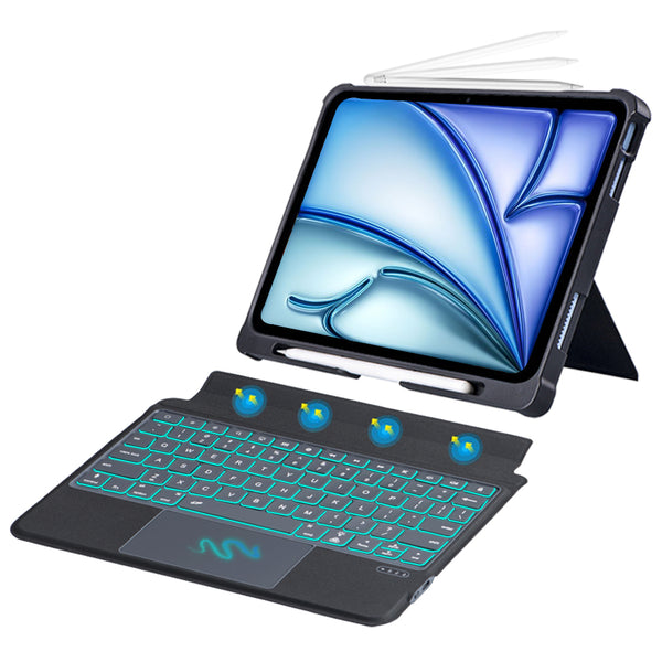 T5509D Keyboard Case for iPad Air 13 M3 2025/ iPad Pro 12.9 Inch - 1