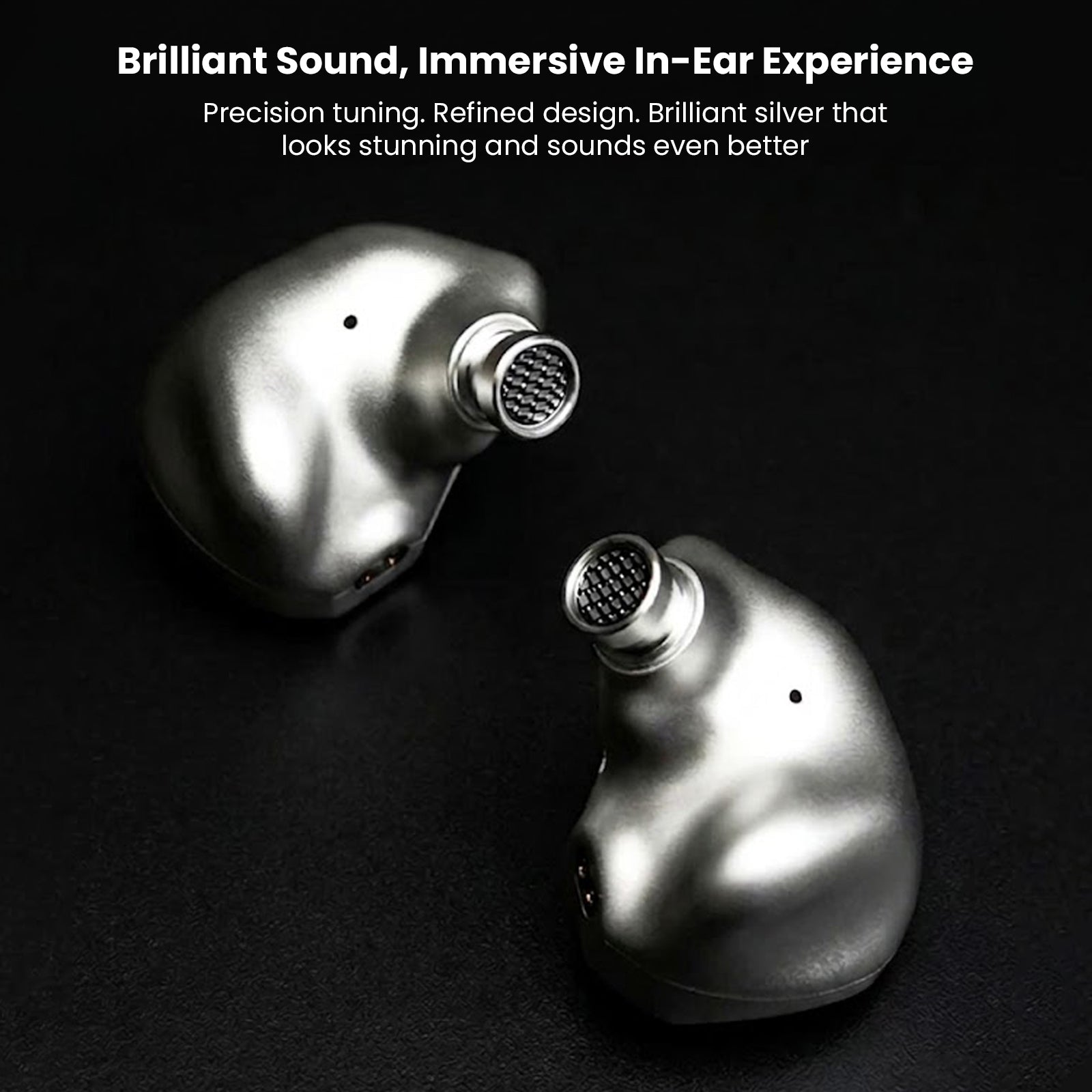 Canpur – Silver Flash 10mm PU+PET Composite Single Dynamic Driver IEM
