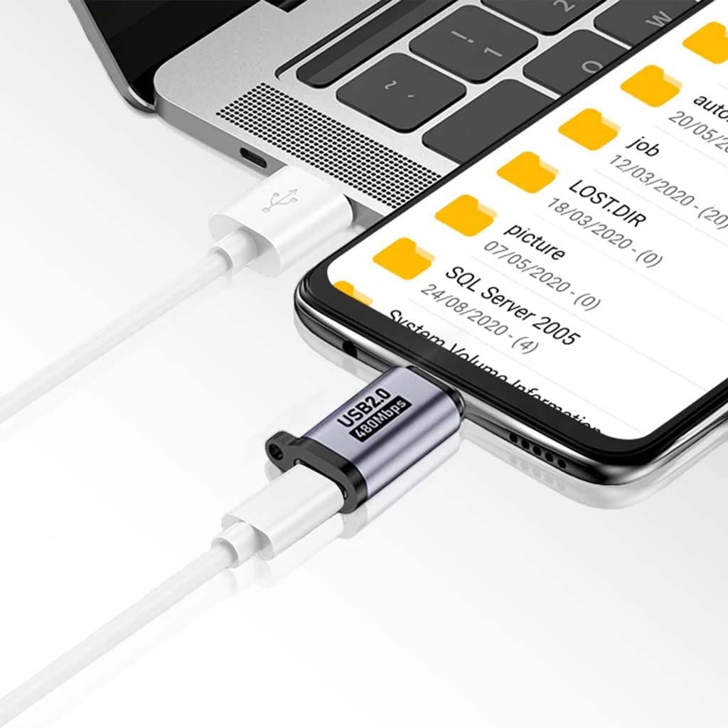 TECPHILE- Type-C USB 2.0 OTG Adapter Connector