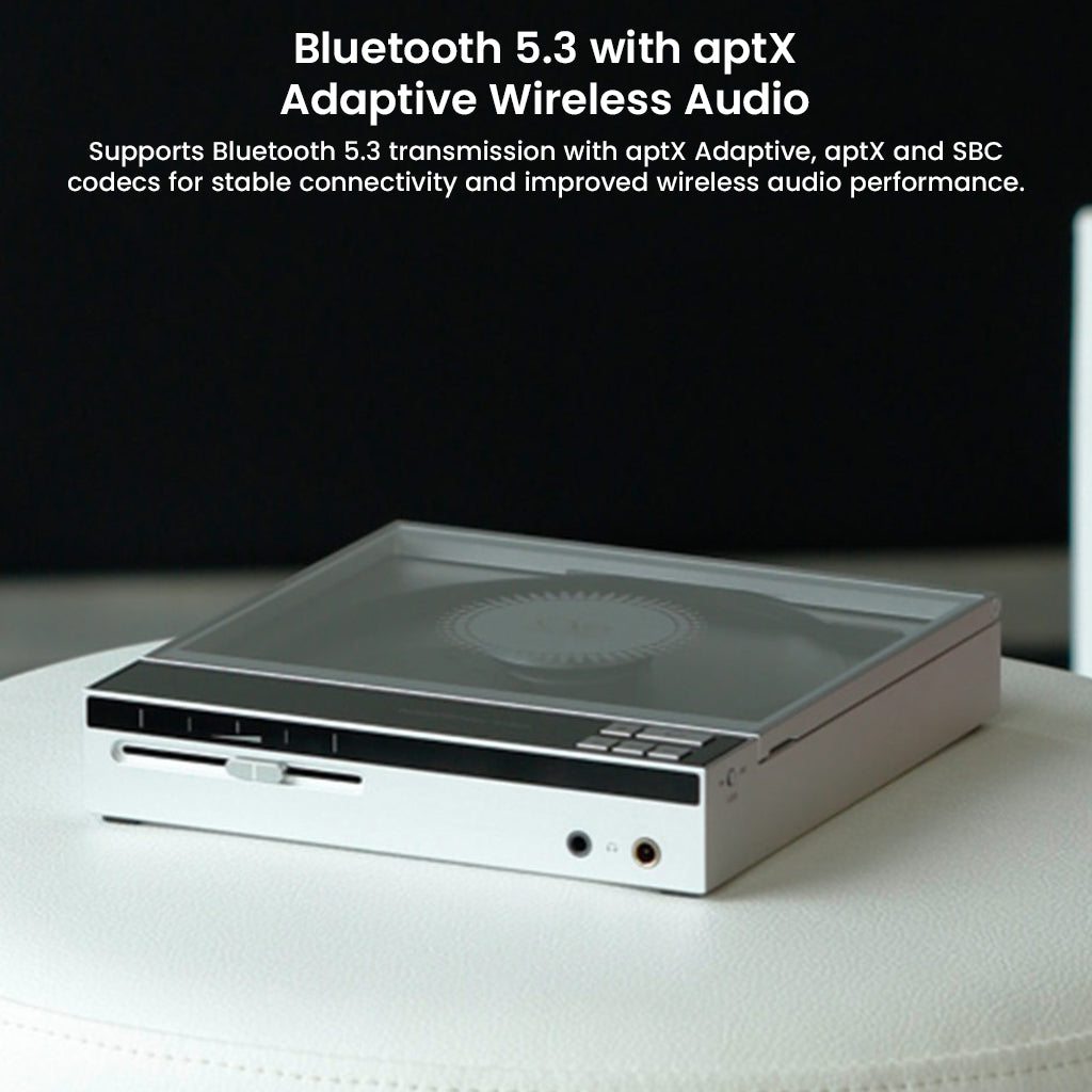 Wireless Bluetooth 5.3 audio receiver with aptX support