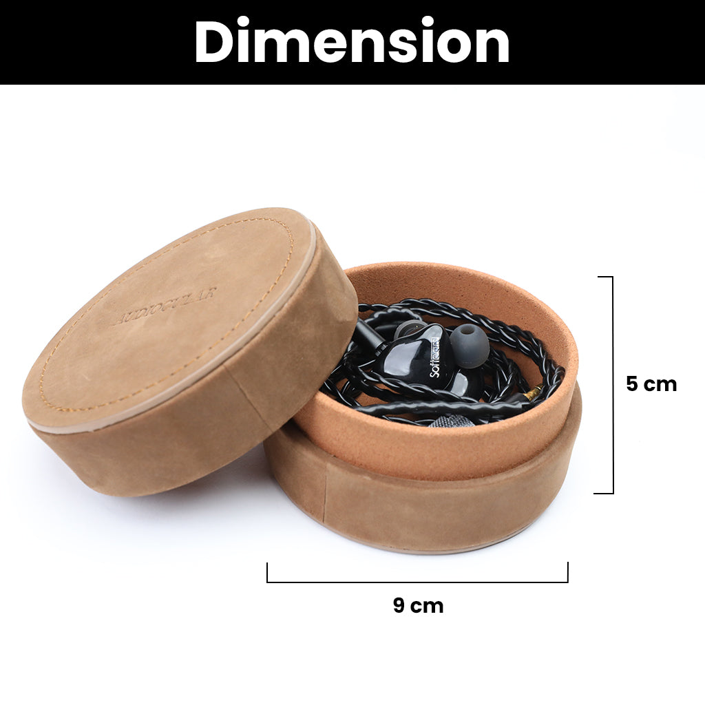 AUDIOCULAR - AC29 Pure Leather Earphone Case For IEMs
