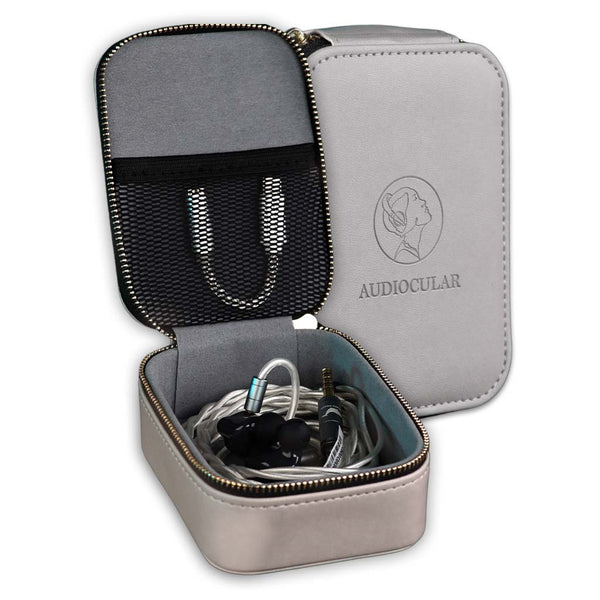 AUDIOCULAR LUXE Premium Storage Case For IEMs, Cables & Accessories - 1