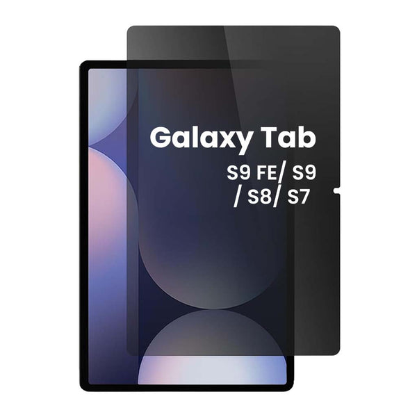 Anti Spy Privacy Tempered Glass Screen Protector for Samsung Galaxy Tab S9 FE/ S9/ S8/ S7 - 1