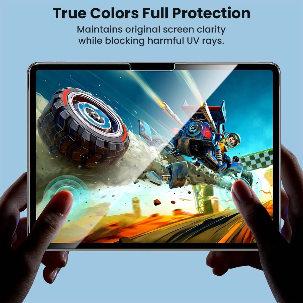 Anti spy privacy tempered glass screen protector for ipad pro m4 2024