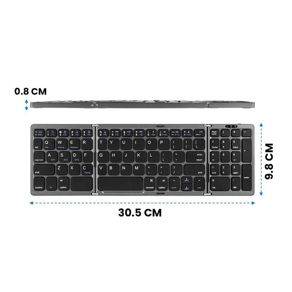 B089 Foldable Wireless Keyboard - 10
