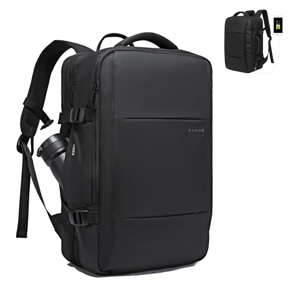 BANGE 1908D Anti-Theft Waterproof Large Capacity Expandable Laptop Backpack