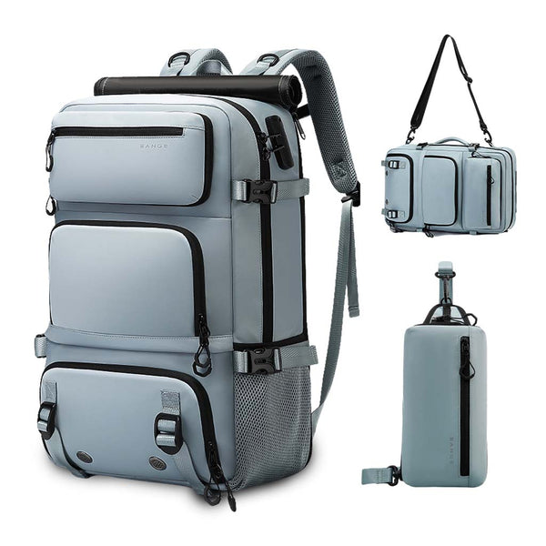 BANGE 1810 35L Large Capacity Bag Travelling Backpack with Detachable Sling Bag - 2
