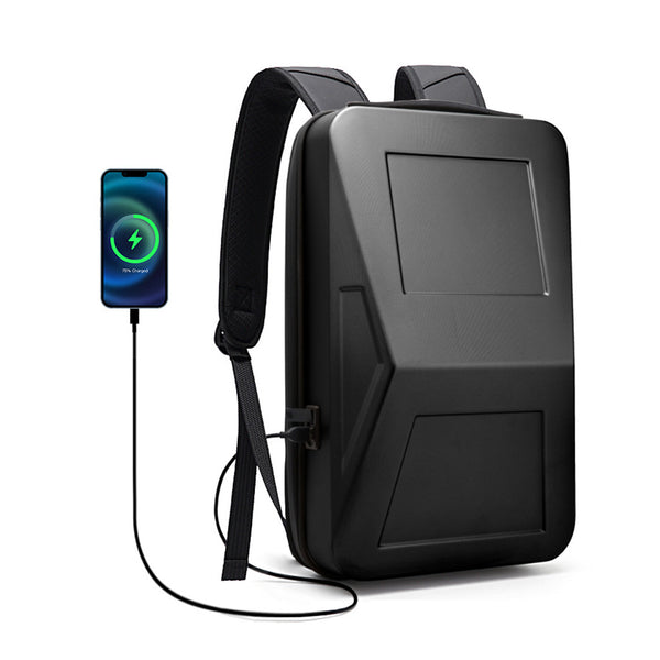 BANGE 2956 Anti Theft Hard Shell Laptop Backpack 20L-27L Expandable - 1