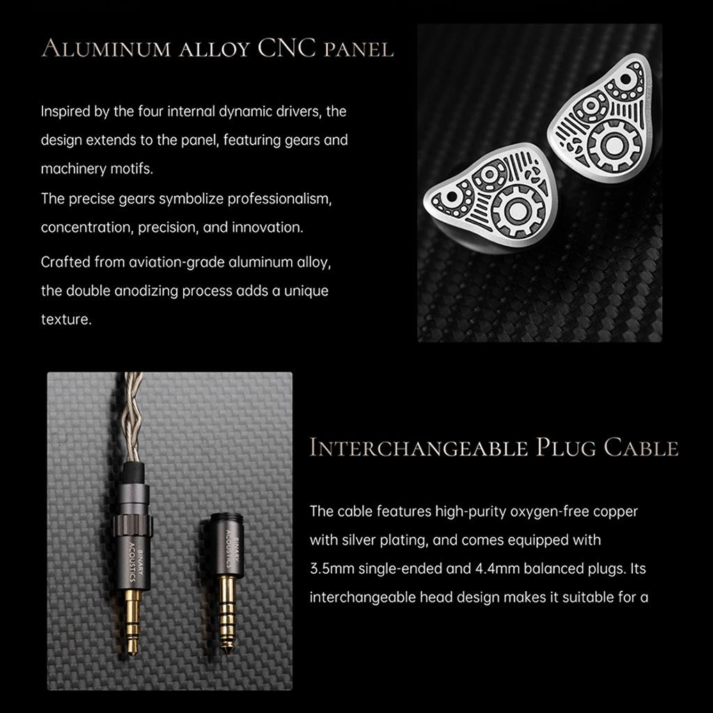 Binary Acoustics Dynaquattro OFC Modular cable