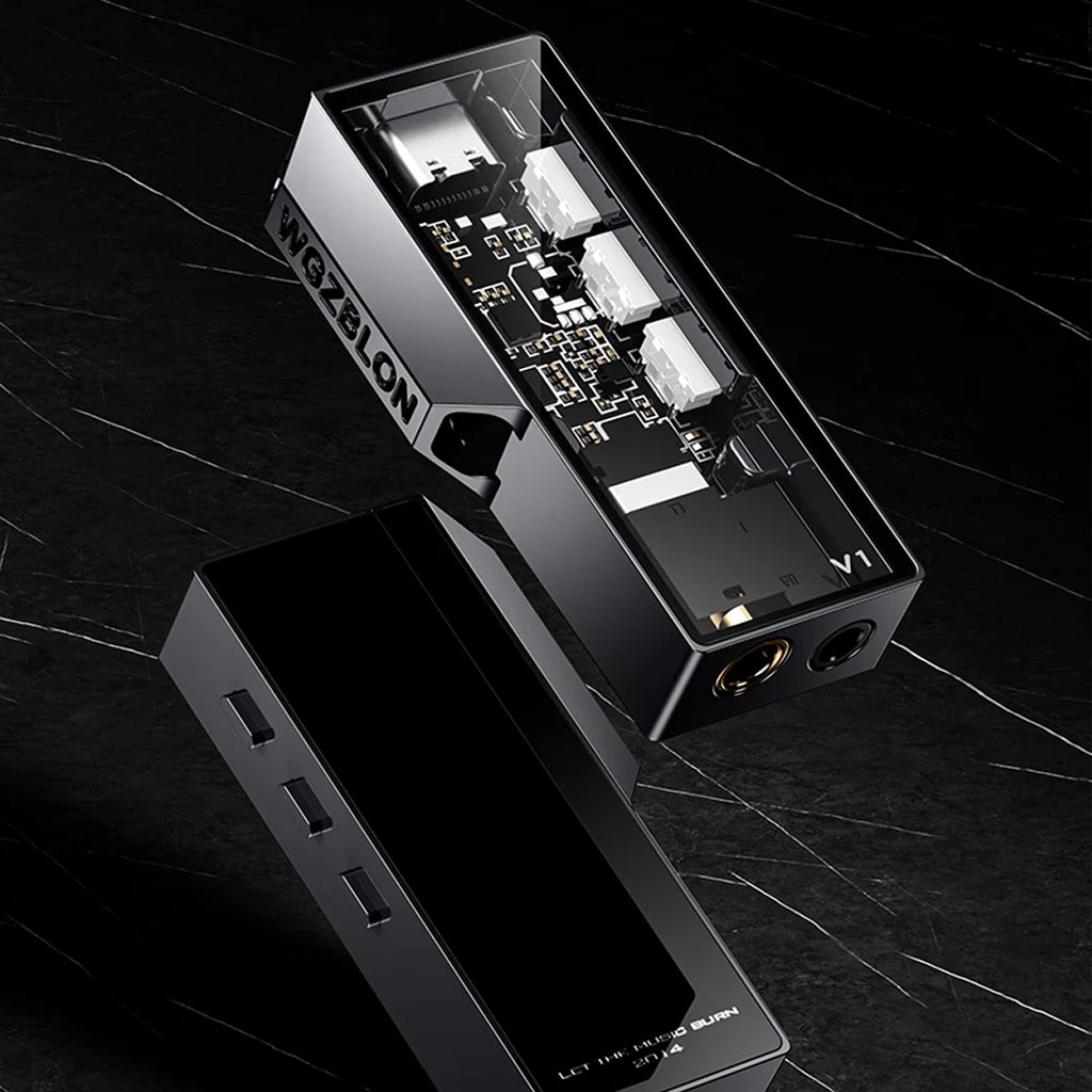 Blon V1 DAC/AMP Fornt And back Design