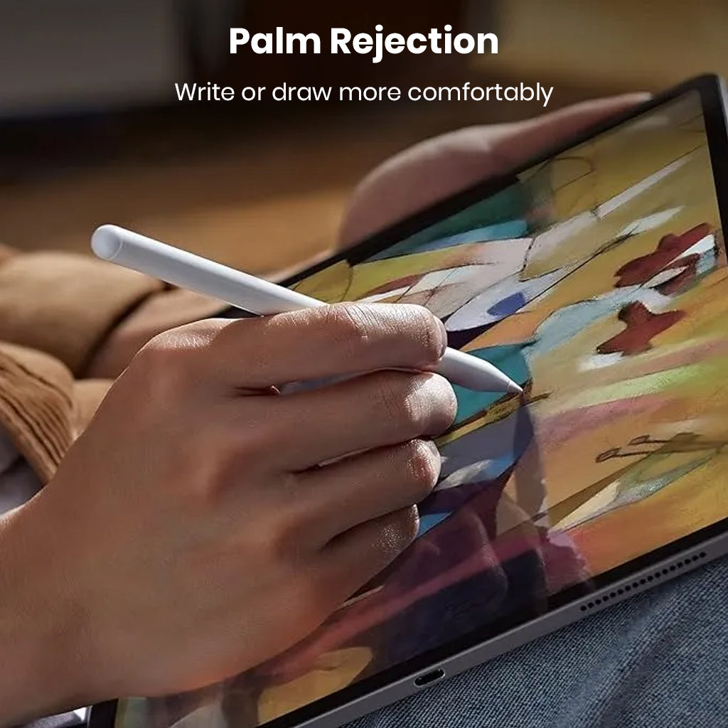 TECPHILE Bluetooth Stylus offers palm rejection for comfortable sketching or note-taking on iPads, enhancing user experience.