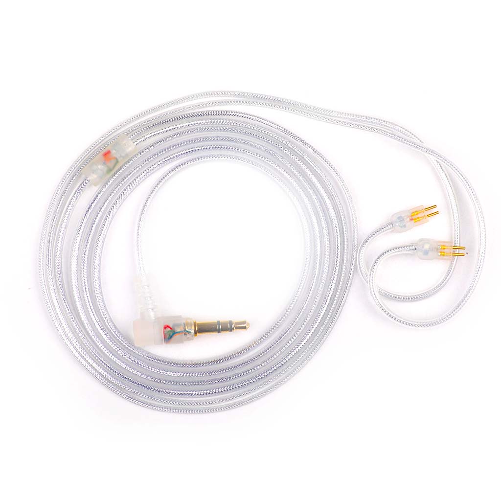 Moondrop – Chu 2 Replacement Cable for In Ear Monitor with 3.5mm gold-plated plug and 0.78mm 2-pin connectors, ideal for IEM audio upgrades.