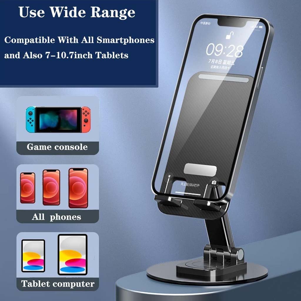 TECPHILE Aerogrip mobile holder compatible with smartphones, tablets, and game consoles, offering versatile device support.