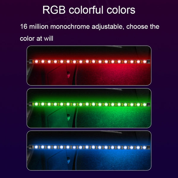 TECPHILE Car Atmosphere Rainbow RGBIC LED light - 4