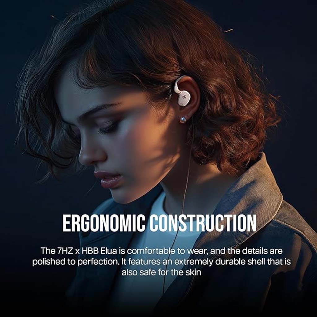 7hz Elua IEM Clear 3.5mm comfartable