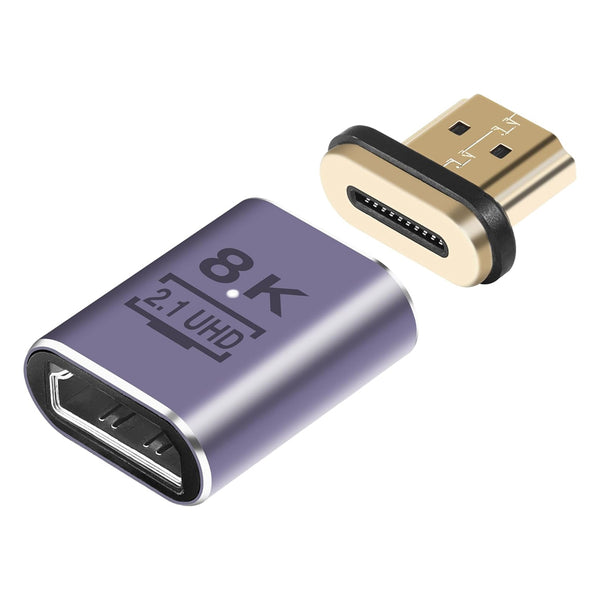 TECPHILE 8K Magnetic 2.1 HDMI Adapter Connector - 1
