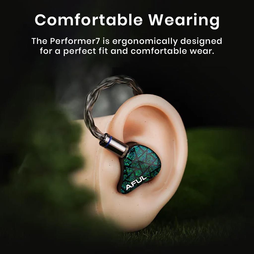 AFUL Performer 7 Hybrid Driver IEM Comfortable Wearing
