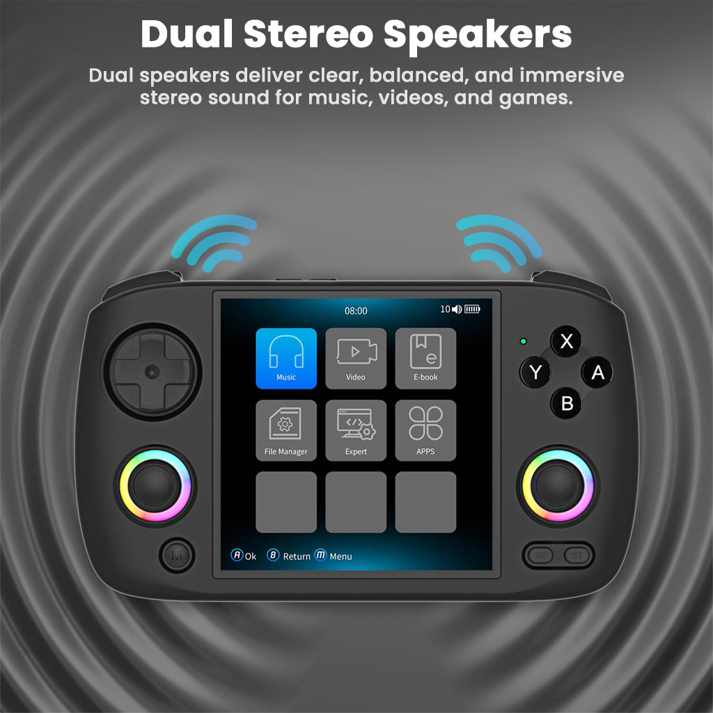 ANBERNIC- RG CubeXX Handheld Gaming Console with IPS Display