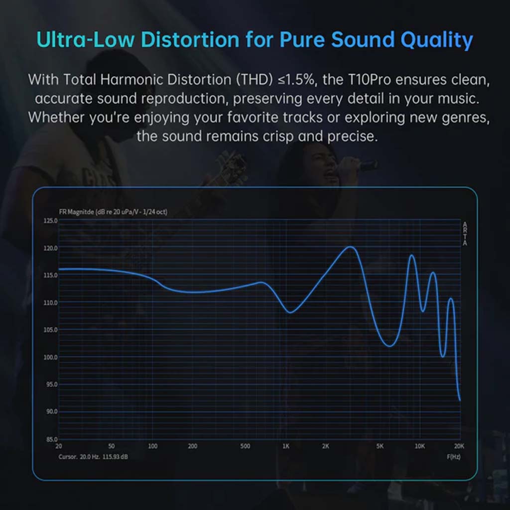 ARTTI T10 Pro IEM Frequency