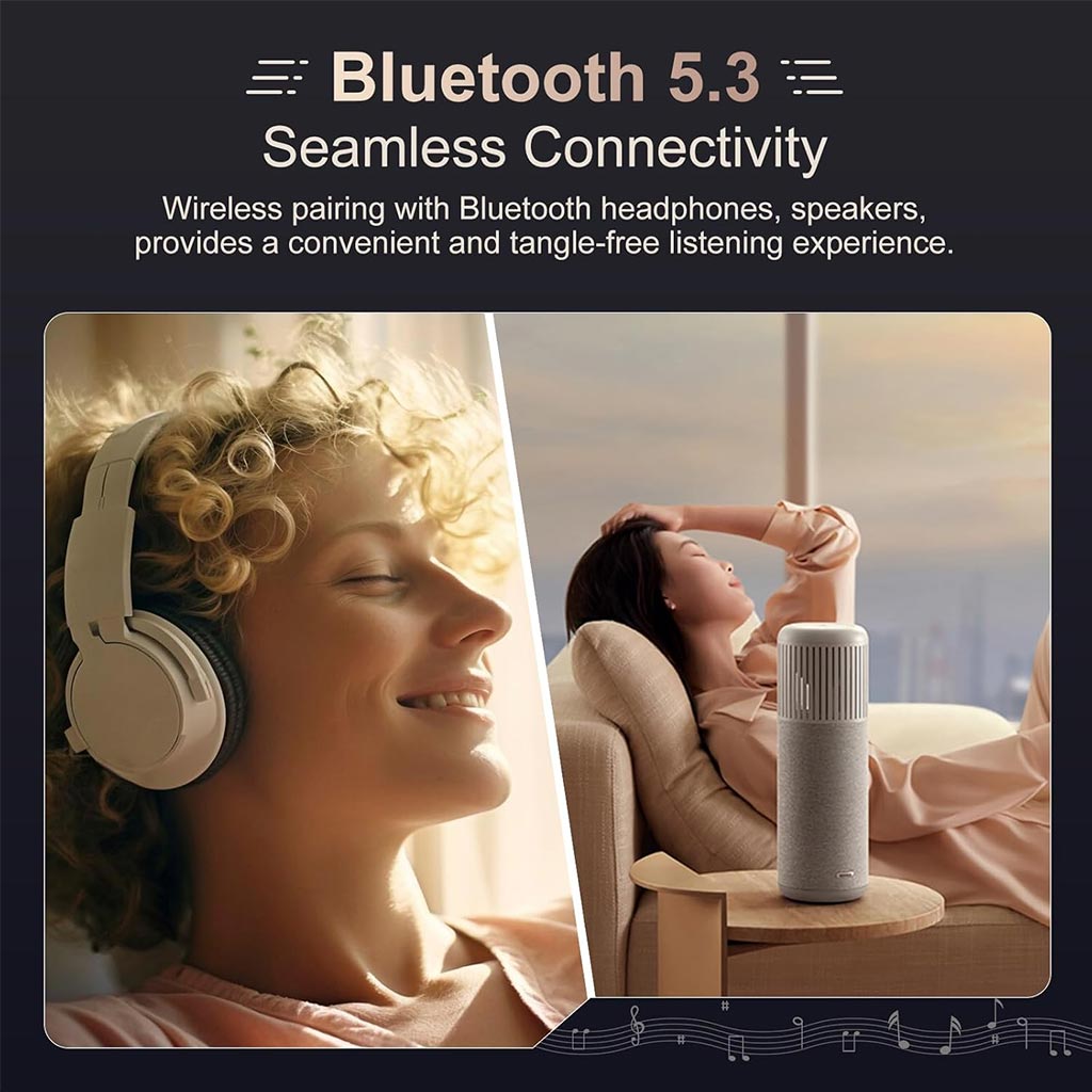 Bluetooth 5.3 connectivity on AUDIOCULAR M71 Mp3 Player enables seamless wireless pairing with headphones and speakers for tangle-free listening.