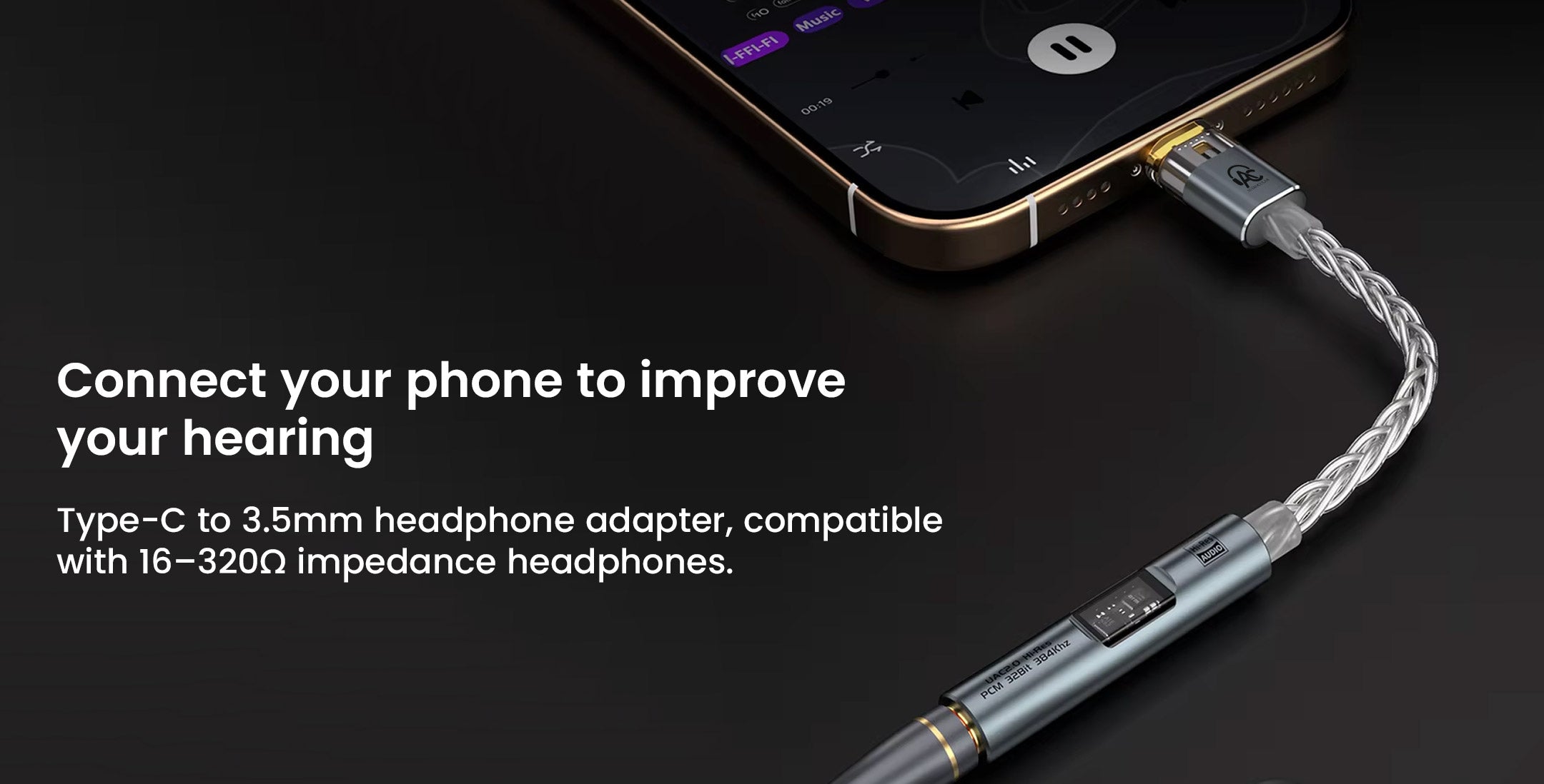 Concept kart audiocular spark hi res dac dongle cx31993 max amp 2  1