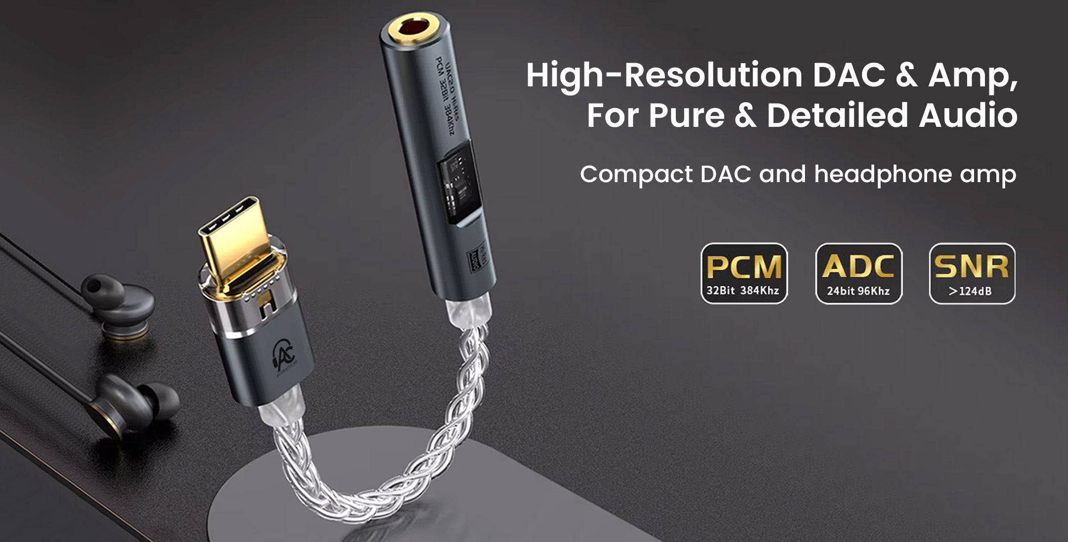 Concept kart audiocular spark hi res dac dongle cx31993 max amp 2  2