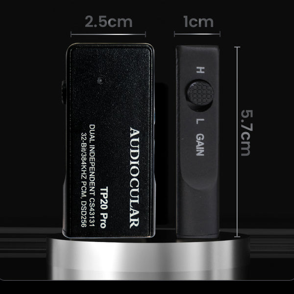 AUDIOCULAR - TP20 Pro Dual CS43131 Portable DAC & Amp - 29