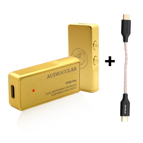 AUDIOCULAR - TP30 Pro ES9038Q2M Portable DAC & Amp - 1