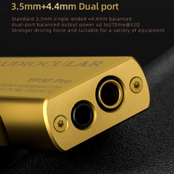 AUDIOCULAR - TP30 Pro ES9038Q2M Portable DAC & Amp - 16