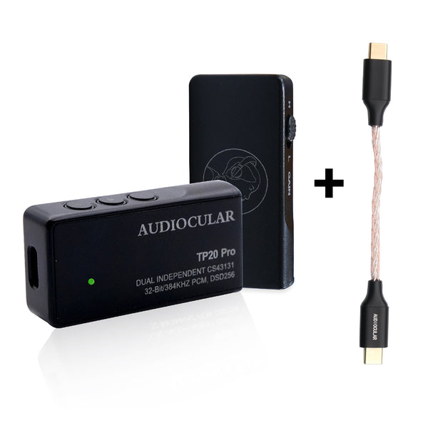 AUDIOCULAR - TP20 Pro Dual CS43131 Portable DAC & Amp - 1