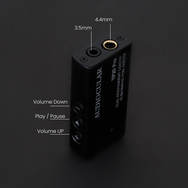 AUDIOCULAR - TP20 Pro Dual CS43131 Portable DAC & Amp - 11