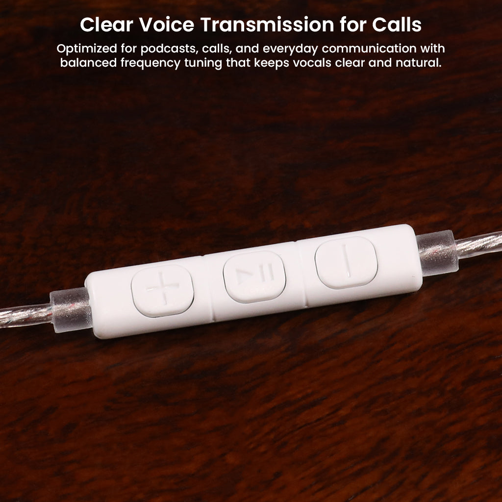In-ear monitor remote control with volume and playback buttons