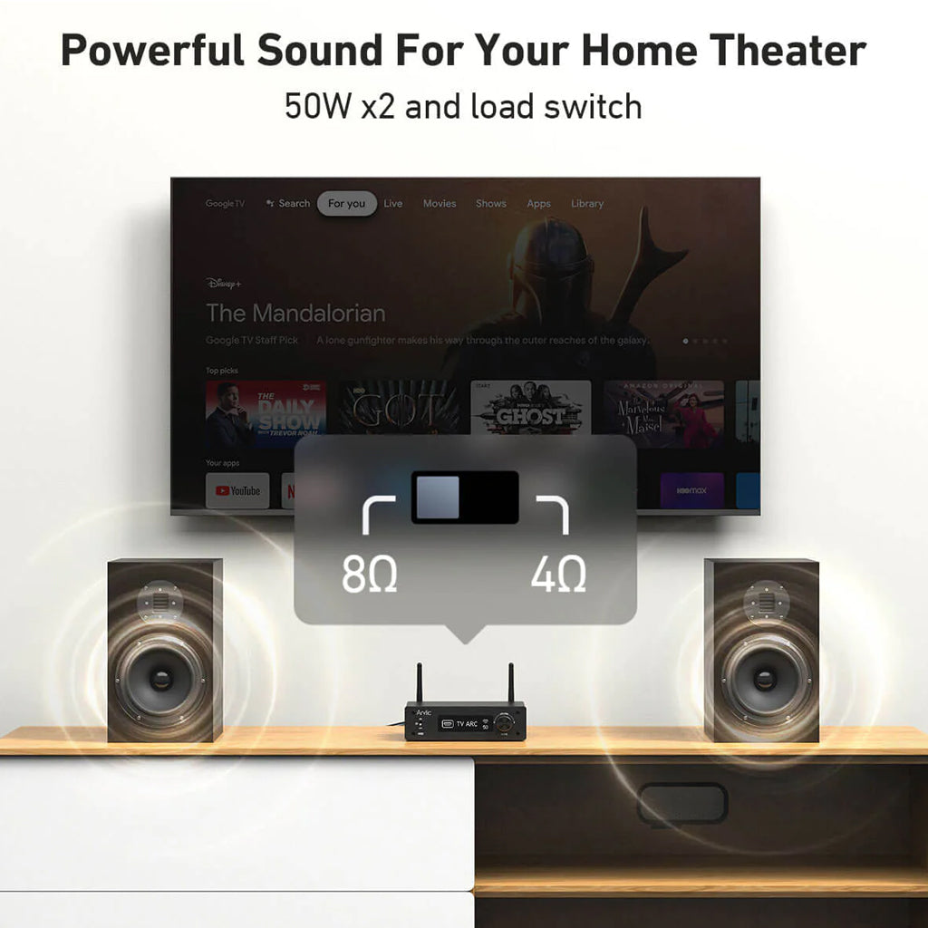 ARYLIC H50 Multiroom Stereo HiFi Amplifier & Streamer