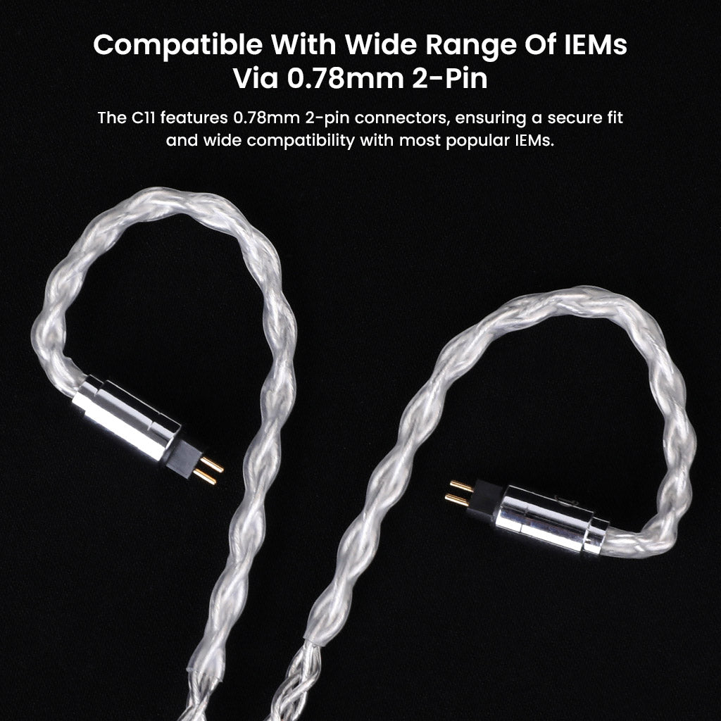 AUDIOCULAR - C11 8-Core 4N OCC IEM Upgrade Cable