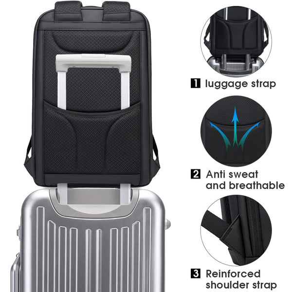 BANGE - 2517 23L Smart Travel Backpack with Charging Port - 5
