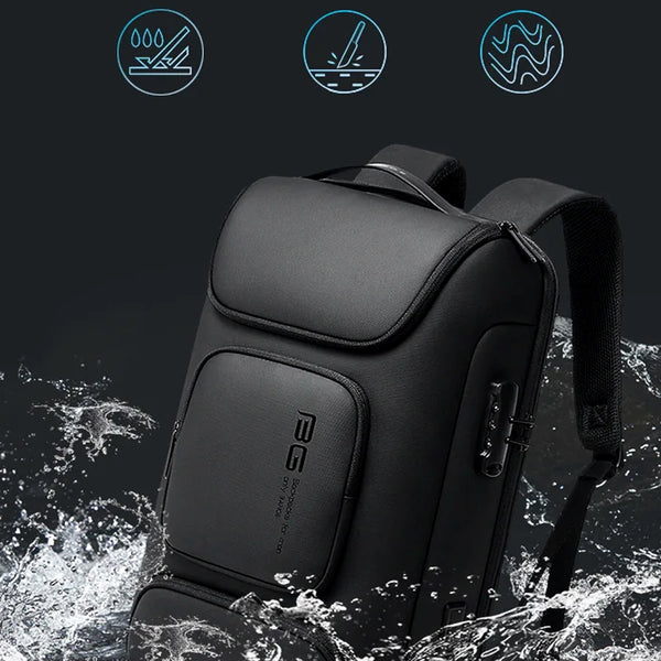 BANGE - 7216 Plus 35L Travel Backpack with Antitheft Lock & Charging Port - 10