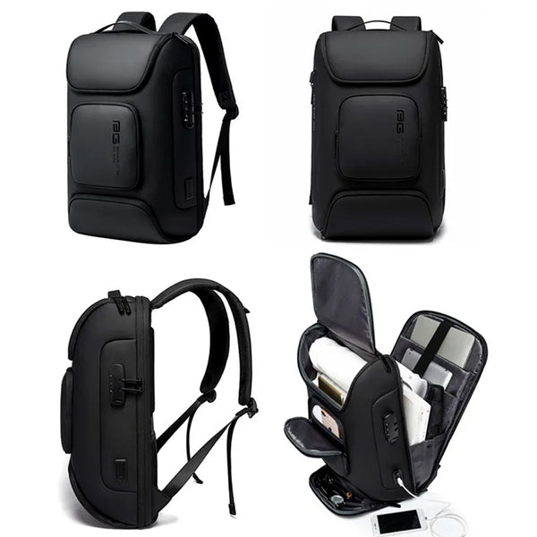 BANGE - 7216 Plus 35L Travel Backpack with Antitheft Lock & Charging Port - 3