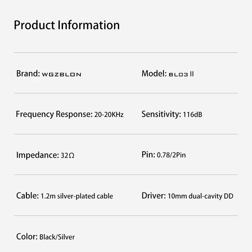 Blon BL03 II IEM Product Information