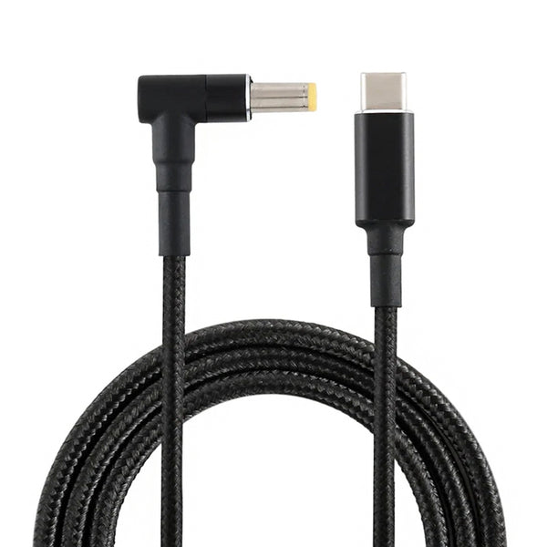 TECPHILE - 100W PD FAST Charging Type-C Cable for Asus/Toshiba/ Lenovo/Fujitsu Laptop - 1