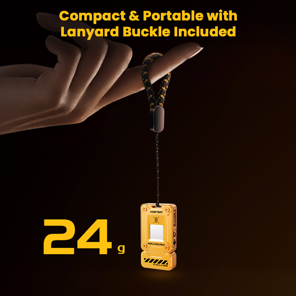 Compact and portable EAGET FU80 USB Flash Drive weighs 24g and includes a lanyard buckle for easy carrying.