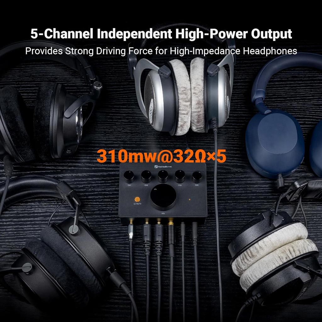 Fosi Audio PH05 Amplification 5 Channel