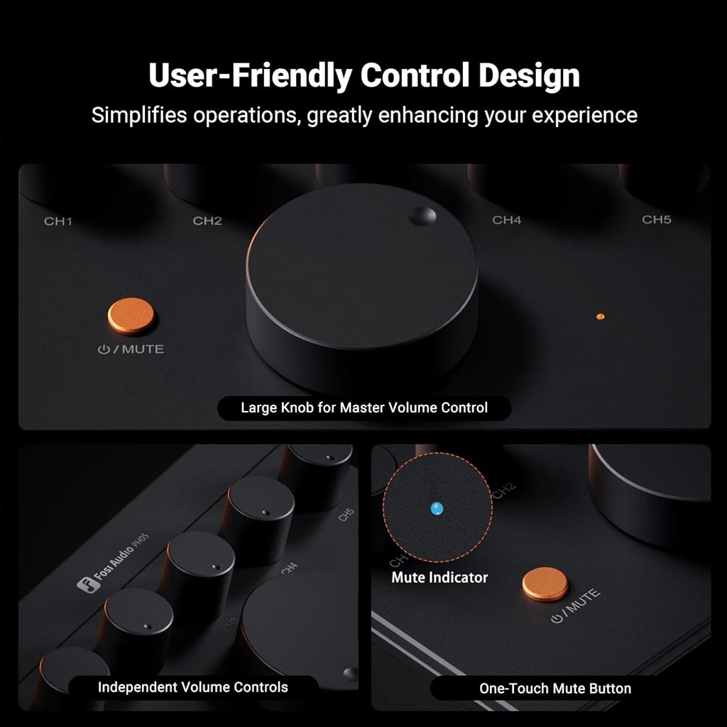 Fosi Audio PH05 Amplification User Friendly