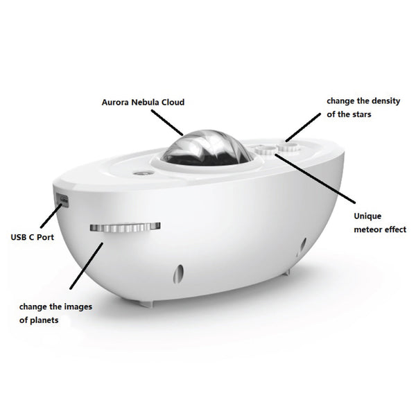 TECPHILE - Smart Galaxy Starship Night Lamp (Demo Unit) - 14